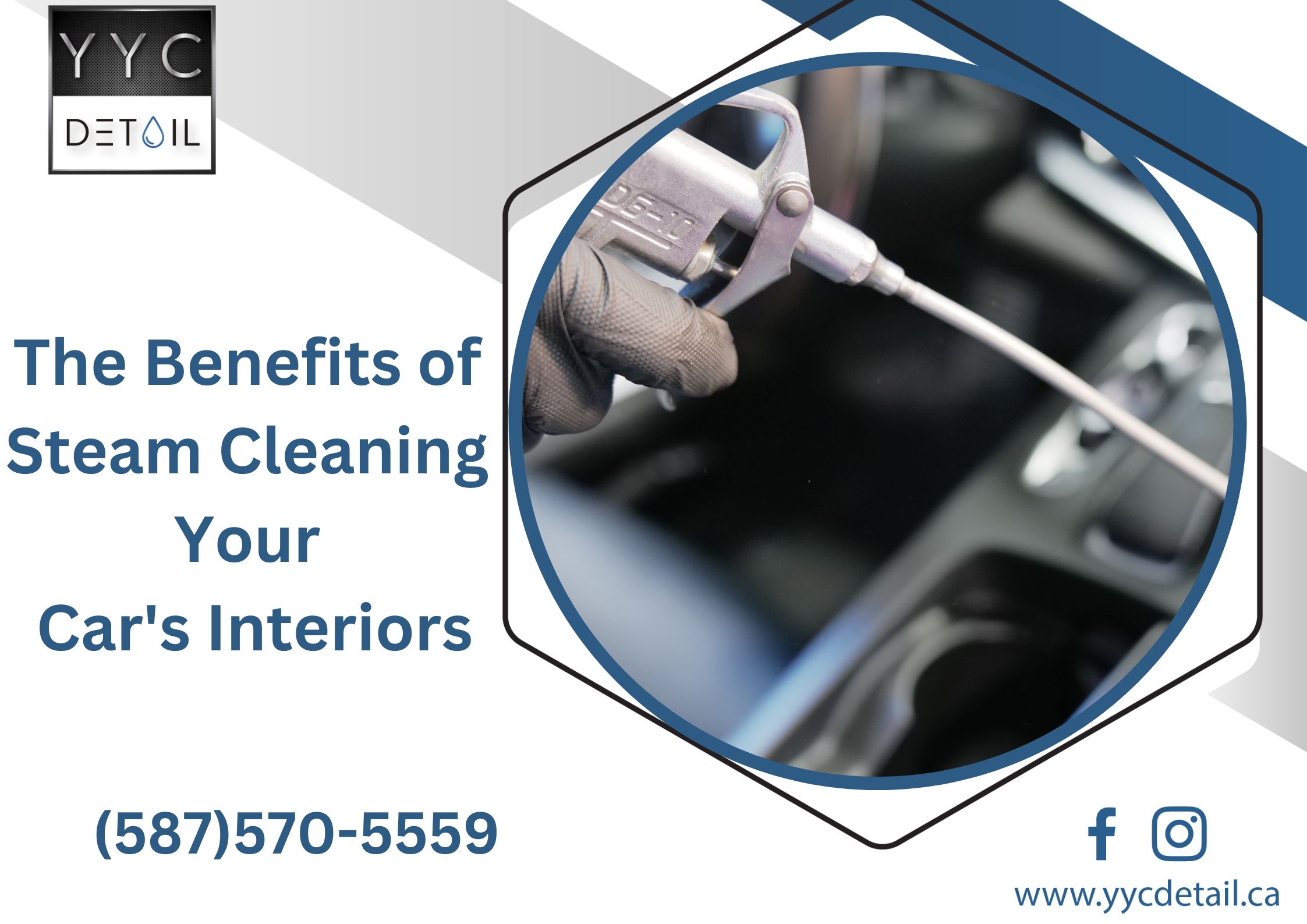 Benefits of steam cleaning of car's interior